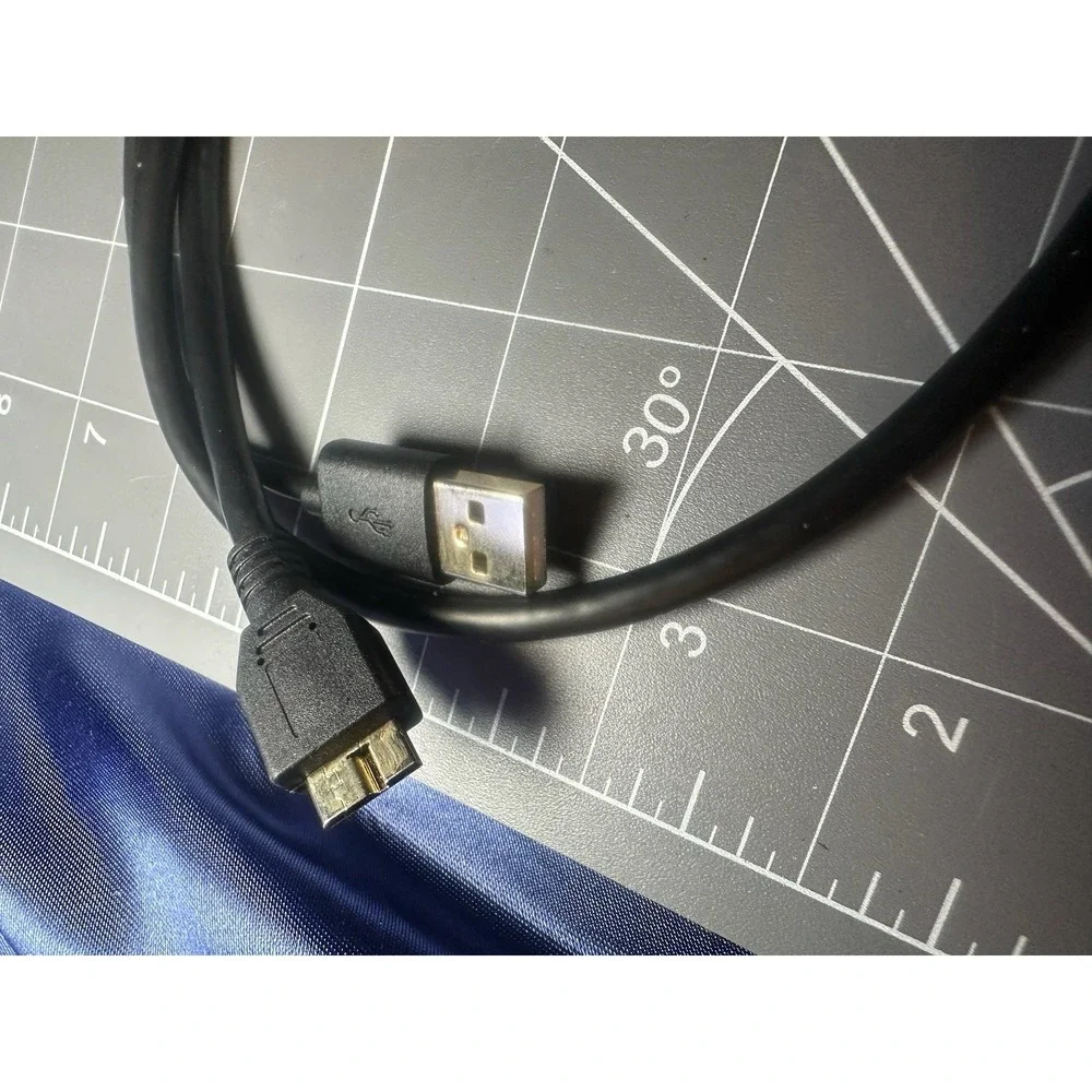 Lot of 3 USB Cables USB 3.0 A to A Data Cable + Micro USB Y Cable Bundle